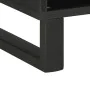 Mueble de TV madera maciza de mango negro 100x33x46 cm von , CD- und DVD-Speicher - Ref: Foro24-4017700, Preis: 94,57 €, Raba...