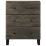 Aparador negro 60x33x75 cm madera maciza mango de , Taquillas y armarios de almacenamiento - Ref: Foro24-4017687, Precio: 120...