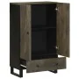 Aparador alto madera maciza de mango negro 60x33x100 cm von , CD- und DVD-Speicher - Ref: Foro24-4017714, Preis: 135,64 €, Ra...