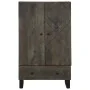Aparador alto madera maciza de mango negro 60x33x100 cm von , CD- und DVD-Speicher - Ref: Foro24-4017714, Preis: 135,64 €, Ra...