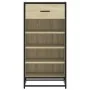 Mueble zapatero madera contrachapada roble sonoma 48x38x97,5 cm de , Zapateros y organizadores de calzado - Ref: Foro24-84921...