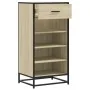 Mueble zapatero madera contrachapada roble sonoma 48x38x97,5 cm de , Zapateros y organizadores de calzado - Ref: Foro24-84921...