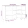 Aparador de madera ingeniería madera envejecida 103,5x35x70 cm de , Aparadores - Ref: Foro24-856452, Precio: 78,25 €, Descuen...
