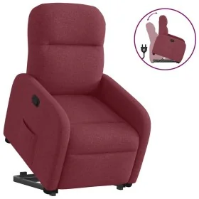 Sillón reclinable elevable tela rojo tinto von , Sessel - Ref: Foro24-3302975, Preis: 264,65 €, Rabatt: %