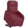 Sillón reclinable elevable tela rojo tinto by , Armchairs - Ref: Foro24-3302975, Price: 264,54 €, Discount: %