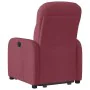Sillón reclinable elevable tela rojo tinto by , Armchairs - Ref: Foro24-3302975, Price: 264,54 €, Discount: %