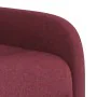 Sillón reclinable elevable tela rojo tinto by , Armchairs - Ref: Foro24-3302975, Price: 264,54 €, Discount: %