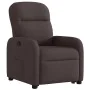 Sillón reclinable elevable tela marrón oscuro de , Sillones - Ref: Foro24-3302977, Precio: 265,01 €, Descuento: %