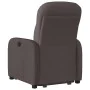 Sillón reclinable elevable tela marrón oscuro de , Sillones - Ref: Foro24-3302977, Precio: 265,01 €, Descuento: %