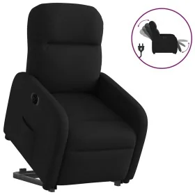 Sillón eléctrico reclinable elevable de tela negro by , Armchairs - Ref: Foro24-3302994, Price: 319,63 €, Discount: %