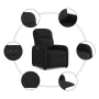 Sillón eléctrico reclinable elevable de tela negro de , Sillones - Ref: Foro24-3302994, Precio: 319,50 €, Descuento: %
