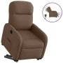 Sillón eléctrico reclinable elevable de tela marrón by , Armchairs - Ref: Foro24-3302996, Price: 315,56 €, Discount: %