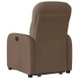 Sillón eléctrico reclinable elevable de tela marrón by , Armchairs - Ref: Foro24-3302996, Price: 315,56 €, Discount: %