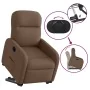 Sillón eléctrico reclinable elevable de tela marrón by , Armchairs - Ref: Foro24-3302996, Price: 315,56 €, Discount: %