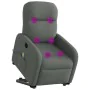 Sillón de masaje eléctrico reclinable elevable tela gris oscuro by , Armchairs - Ref: Foro24-3303003, Price: 346,53 €, Discou...