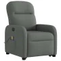 Sillón de masaje eléctrico reclinable elevable tela gris oscuro by , Armchairs - Ref: Foro24-3303003, Price: 346,53 €, Discou...