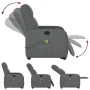 Sillón de masaje eléctrico reclinable elevable tela gris oscuro by , Armchairs - Ref: Foro24-3303003, Price: 346,53 €, Discou...