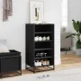 Mueble zapatero de madera de ingeniería negro 48x38x97,5 cm von , Schuhregale und Schuhorganisatoren - Ref: Foro24-849204, Pr...
