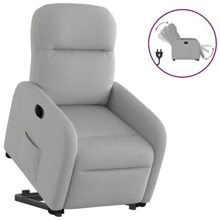 Sillón eléctrico reclinable elevable de tela gris nube von , Sessel - Ref: Foro24-3303001, Preis: 316,79 €, Rabatt: %