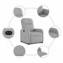 Sillón eléctrico reclinable elevable de tela gris nube von , Sessel - Ref: Foro24-3303001, Preis: 316,79 €, Rabatt: %