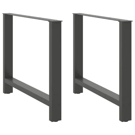 Patas de mesa de centro antracita 2 uds 90x(72-73) cm acero de , Patas para mesas - Ref: Foro24-4013318, Precio: 102,38 €, De...