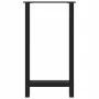 Patas de mesa de centro acero negro 2 uds 40x(90-91) cm by , Table legs - Ref: Foro24-4013324, Price: 125,67 €, Discount: %