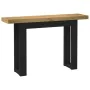 Mesa consola NOAIN patas en U madera maciza pino 120x30x75 cm by , console tables - Ref: Foro24-4100038, Price: 104,17 €, Dis...