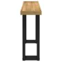 Mesa consola NOAIN patas en U madera maciza pino 120x30x75 cm by , console tables - Ref: Foro24-4100038, Price: 104,17 €, Dis...