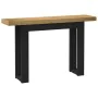 Mesa consola NOAIN patas en U madera maciza pino 120x30x75 cm by , console tables - Ref: Foro24-4100038, Price: 104,17 €, Dis...