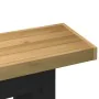 Mesa consola NOAIN patas en U madera maciza pino 120x30x75 cm by , console tables - Ref: Foro24-4100038, Price: 104,17 €, Dis...