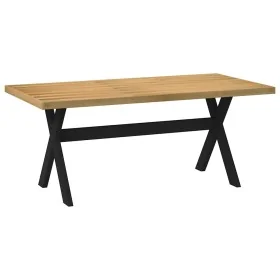 Mesa comedor NOAIN patas forma X madera maciza pino 180x90x75cm by , Kitchen and dining tables - Ref: Foro24-4100046, Price: ...