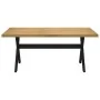 Mesa comedor NOAIN patas forma X madera maciza pino 180x90x75cm by , Kitchen and dining tables - Ref: Foro24-4100046, Price: ...