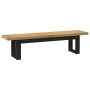 Banco comedor NOAIN patas forma U madera maciza pino von , Ess- und Küchenbänke - Ref: Foro24-4100050, Preis: 195,52 €, Rabat...