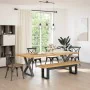 Banco comedor NOAIN patas forma U madera maciza pino von , Ess- und Küchenbänke - Ref: Foro24-4100050, Preis: 195,52 €, Rabat...