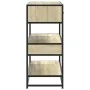 Mesa consola de madera de ingeniería roble Sonoma 90x35x80 cm de , Mesas auxiliares - Ref: Foro24-849180, Precio: 83,53 €, De...