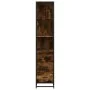 Armario baño madera contrachapada roble ahumado 35x37,5x166 cm de , Muebles de baño - Ref: Foro24-849246, Precio: 85,75 €, De...