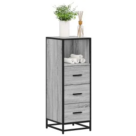 Armario de baño madera contrachapada gris sonoma 35x37,5x100 cm von , Badezimmermöbel - Ref: Foro24-849252, Preis: 92,27 €, R...