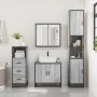 Armario de baño madera contrachapada gris sonoma 35x37,5x100 cm by , Bathroom furniture - Ref: Foro24-849252, Price: 92,27 €,...