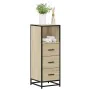 Armario de baño madera contrachapada roble Sonoma 35x37,5x100cm by , Bathroom furniture - Ref: Foro24-849250, Price: 75,13 €,...