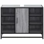 Armario lavabo baño madera ingeniería gris Sonoma 80x33x60 cm by , Bathroom furniture - Ref: Foro24-849292, Price: 74,78 €, D...