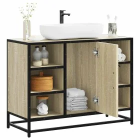 Armario lavabo baño madera ingeniería roble Sonoma 80x33x60 cm von , Badezimmermöbel - Ref: Foro24-849290, Preis: 76,76 €, Ra...