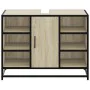Armario lavabo baño madera ingeniería roble Sonoma 80x33x60 cm by , Bathroom furniture - Ref: Foro24-849290, Price: 76,65 €, ...