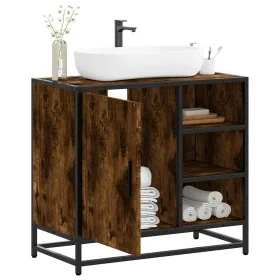 Mueble de baño para lavabo roble ahumado 65x33x60 cm von , Badezimmermöbel - Ref: Foro24-849286, Preis: 74,89 €, Rabatt: %