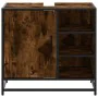 Mueble de baño para lavabo roble ahumado 65x33x60 cm von , Badezimmermöbel - Ref: Foro24-849286, Preis: 74,64 €, Rabatt: %