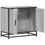 Mueble lavabo baño madera contrachapada sonoma gris 65x33x60 cm von , Badezimmermöbel - Ref: Foro24-849267, Preis: 63,34 €, R...