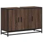 Armario lavabo baño madera ingeniería roble marrón 90x33x60 cm by , Bathroom furniture - Ref: Foro24-849273, Price: 85,31 €, ...