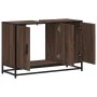 Armario lavabo baño madera ingeniería roble marrón 90x33x60 cm by , Bathroom furniture - Ref: Foro24-849273, Price: 85,31 €, ...