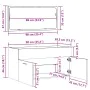 Armario de baño con espejo madera de ingeniería gris hormigón von , Badezimmermöbel - Ref: Foro24-856380, Preis: 78,89 €, Rab...