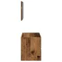 Mueble de baño con espejo de madera antigua madera ingeniería de , Muebles de baño - Ref: Foro24-856377, Precio: 87,19 €, Des...