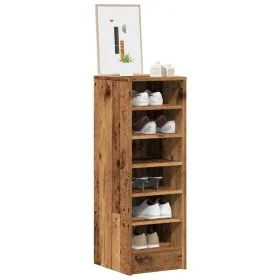 Mueble zapatero de aglomerado madera vieja 32x35x92 cm by , Shoe racks and shoe organizers - Ref: Foro24-856714, Price: 55,38...